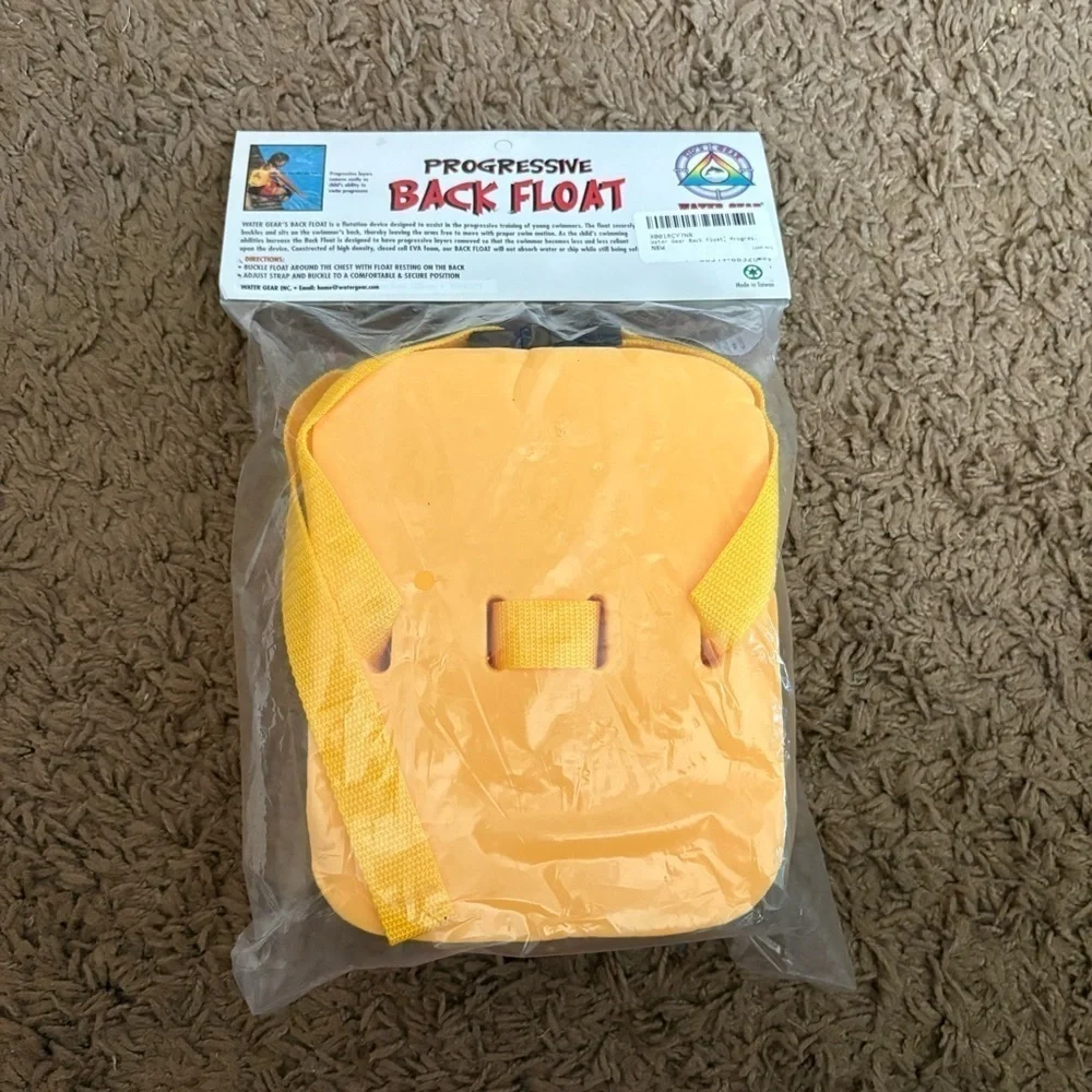 Progressive Back Float Swim Trainer NEW Learn to Swim Water Gear Split Back